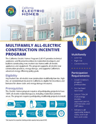 multifamily incentive fact sheet cover page